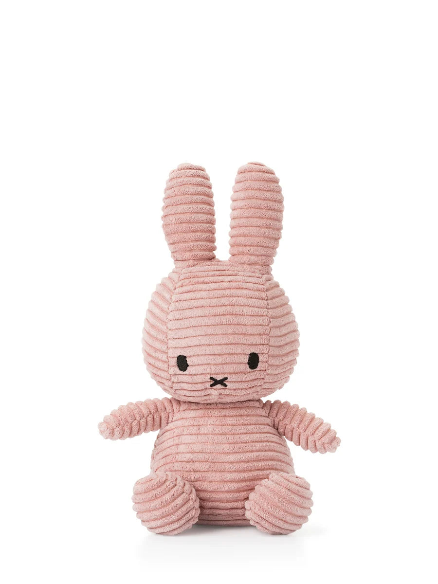 Miffy ECO Sitting Corduroy Pink 23 cm