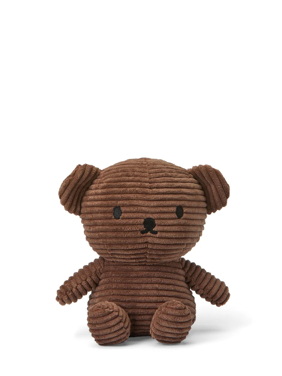 Boris Bear Corduroy Brown 17 cm