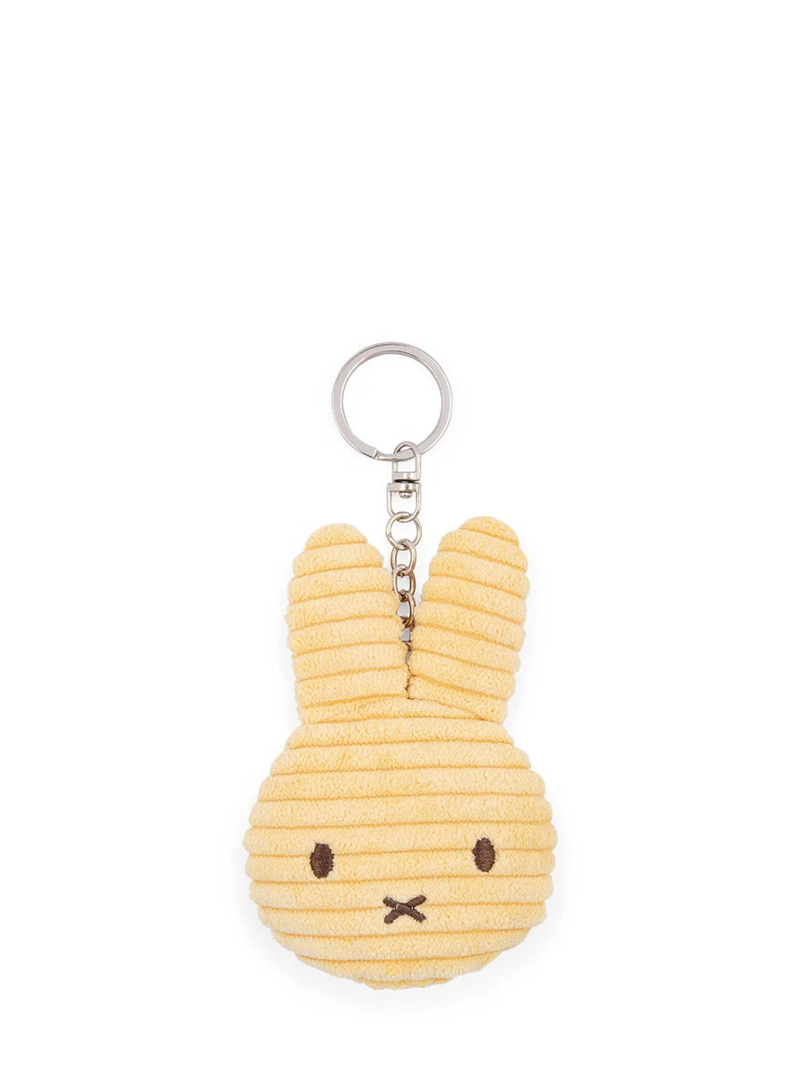 Miffy Flat Keychain Corduroy ECO Buttercream 10 cm