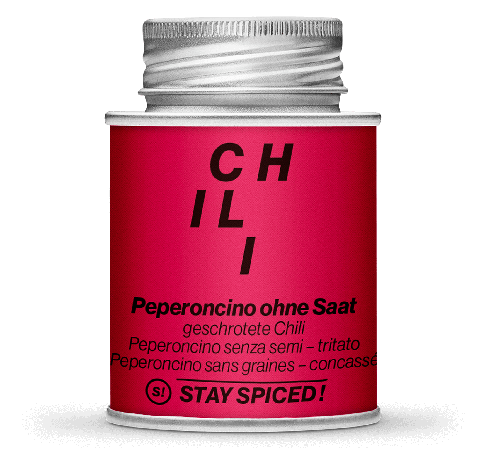 Chili / Peperoncino rot mild geschrotet ohne Saat