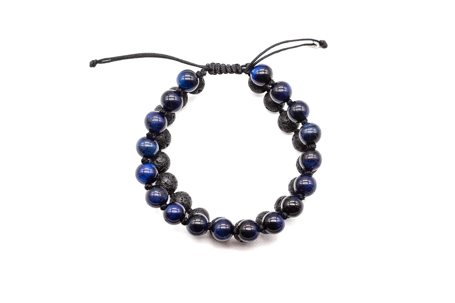 Armband Mala Twin Blue Lava for Men