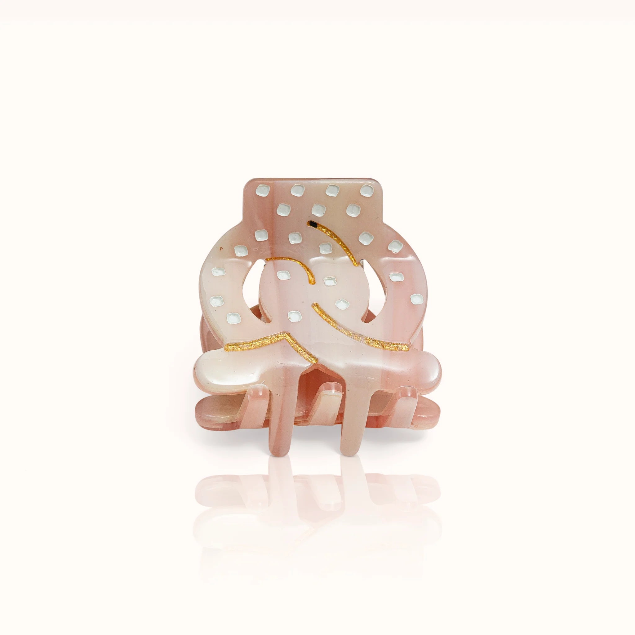 Haarklammer Breze Rose klein