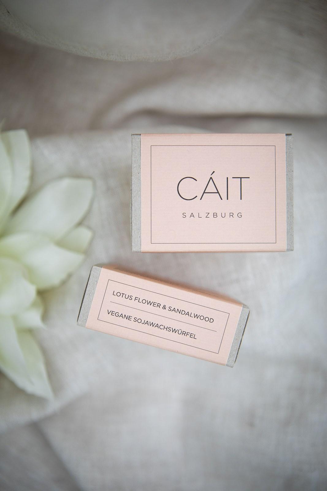 Cáit Salzburg Wachswürfel Lotus Flower & Sandalwood