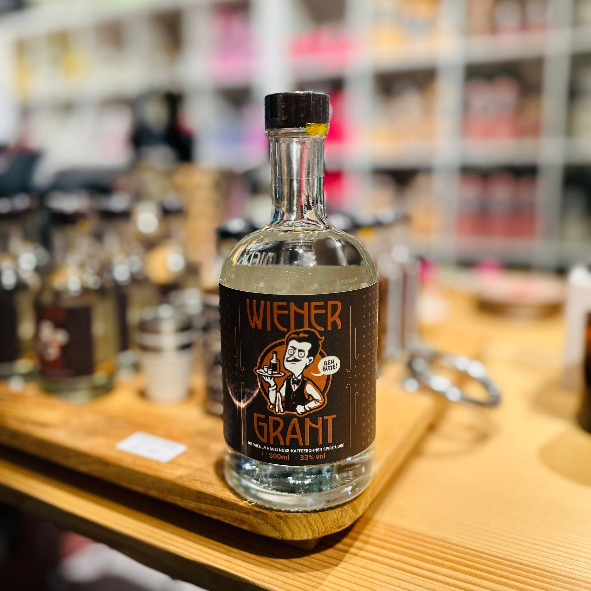 Wiener Grant Haselnuss-Kaffeebohnen-Spirituose 500ml