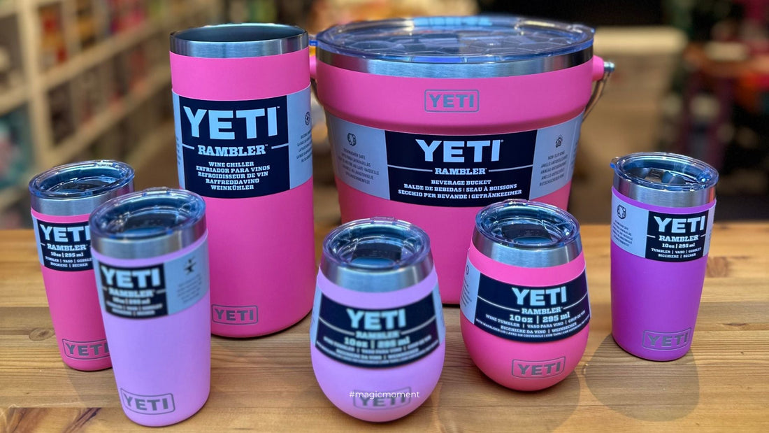 Stilvoller Genuss mit den neuen YETI Drinkware Items in Pink!