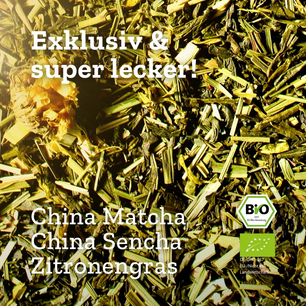 Urban Tea Factory NATURAL MATCHA HIGH – Bio Grünteemischung mit Matcha & Zitronengras