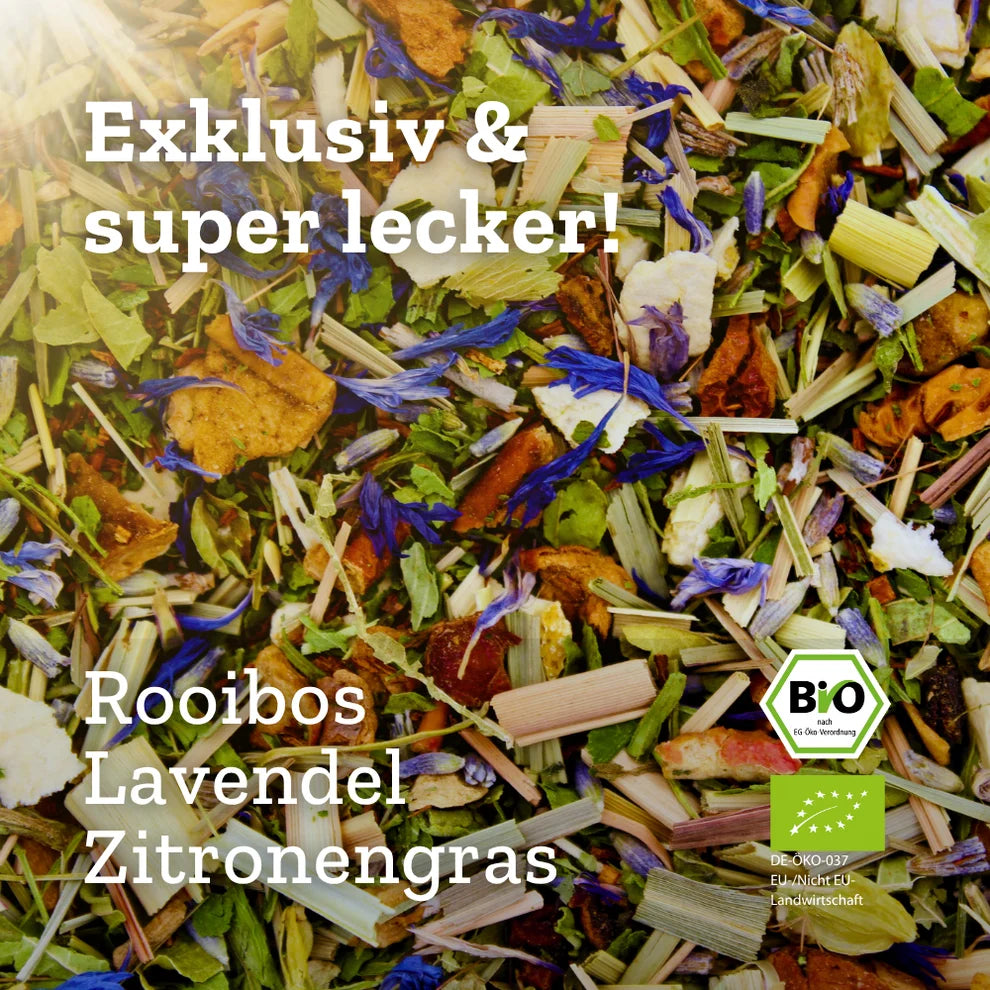 Urban Tea Factory SANDMAN – Bio Rooibosteemischung mit Orange & Lavendel