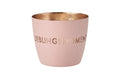 Madras Windlicht "Lieblingsmoment"  blush / gold