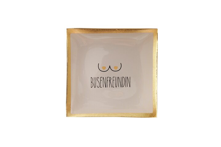 GiftCompany Love Plates "Busenfreundin" Glasteller