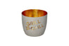 Madras Windlicht "Grill & Chill"  flannel / gold