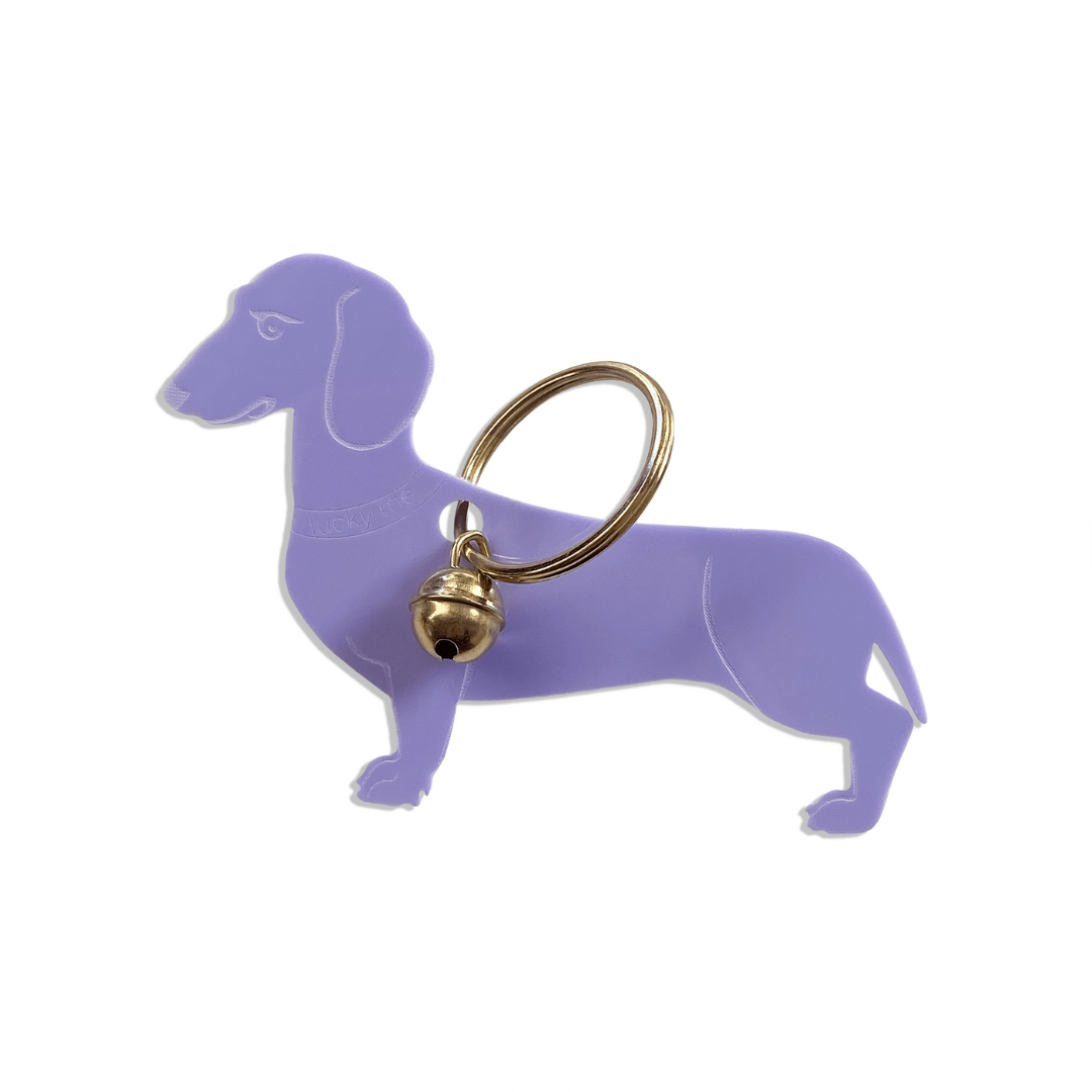 Lucky Dachshund (Dackel) Schlüsselanhänger