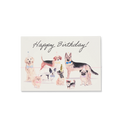 by Vivi Grußkarte mit Armband - Dogparty