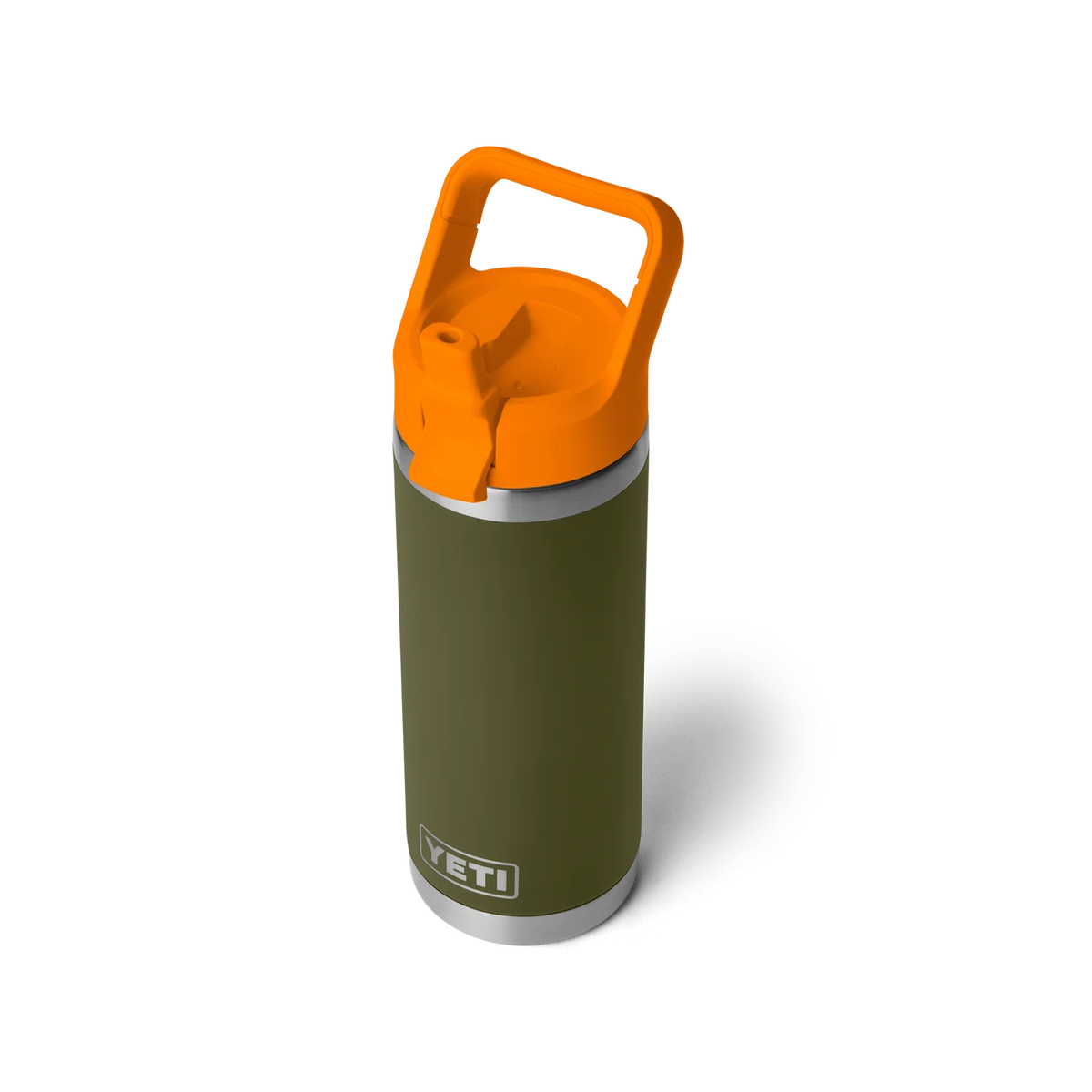 YETI Rambler 18 oz (532 ml) Flasche mit Trinkhalm-Deckel (Straw Bottle)