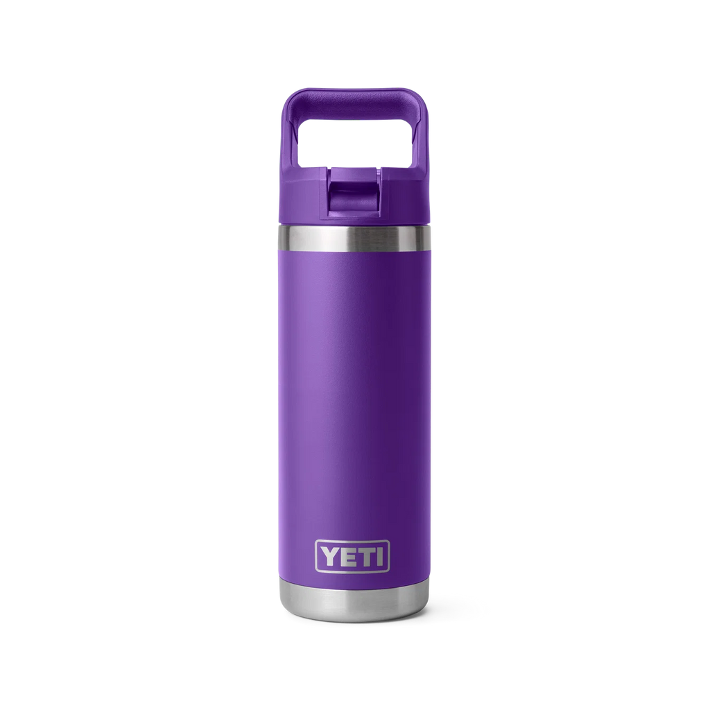 YETI Rambler 18 oz (532 ml) Flasche mit Trinkhalm-Deckel (Straw Bottle)