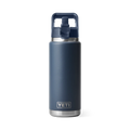 YETI Rambler 26 oz (769 ml) Flasche mit Trinkhalm-Deckel (Straw Bottle)