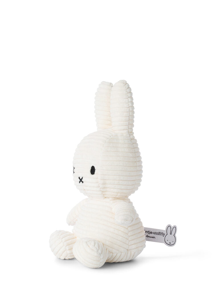Miffy ECO Sitting Corduroy Offwhite 23 cm