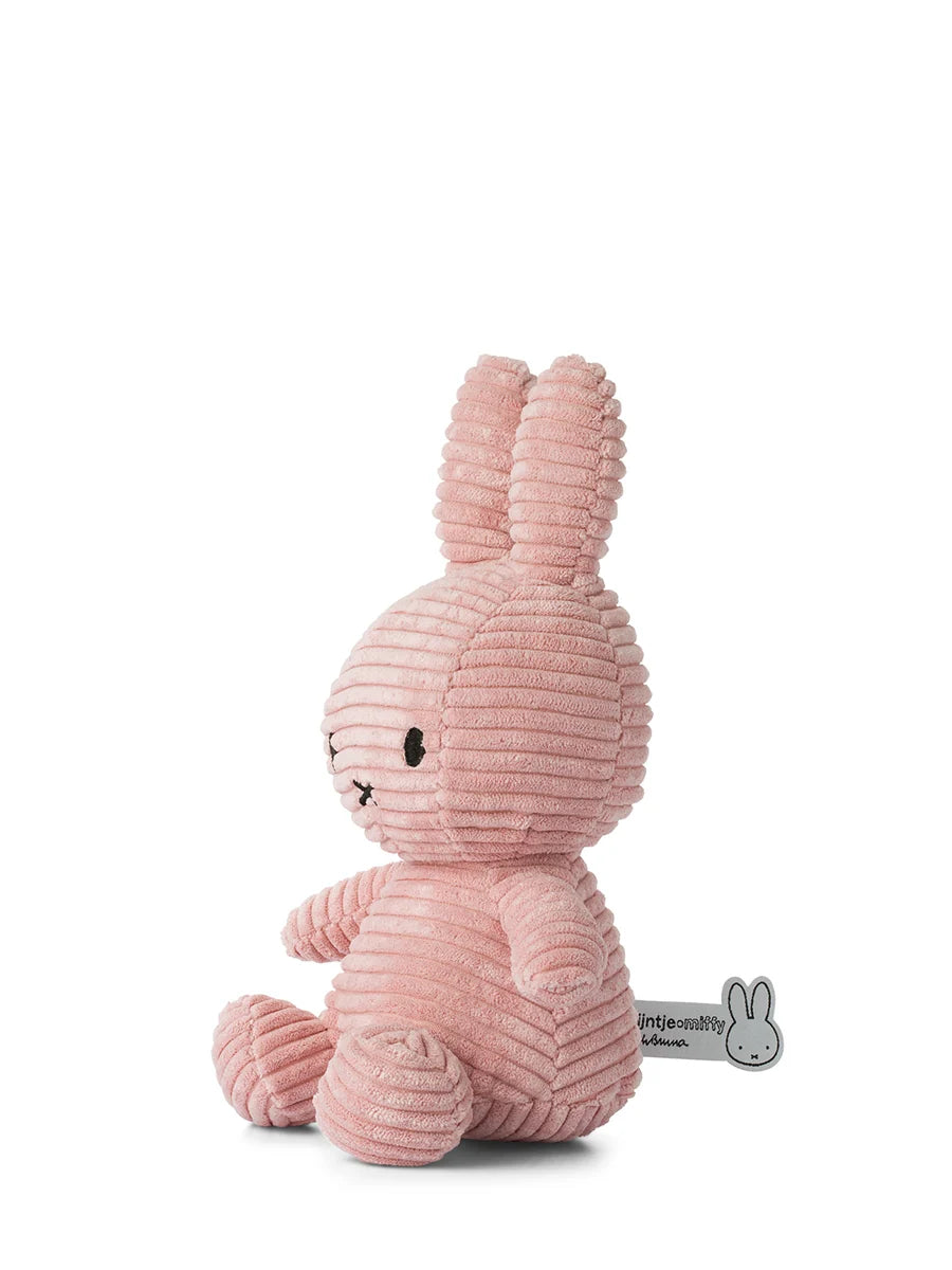 Miffy ECO Sitting Corduroy Pink 23 cm