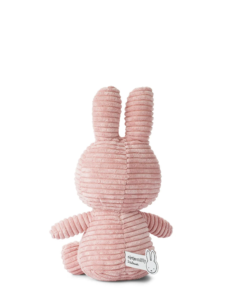Miffy ECO Sitting Corduroy Pink 23 cm
