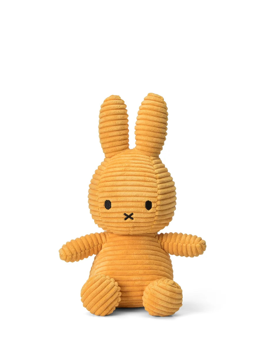 Miffy ECO Sitting Corduroy Yellow 23 cm