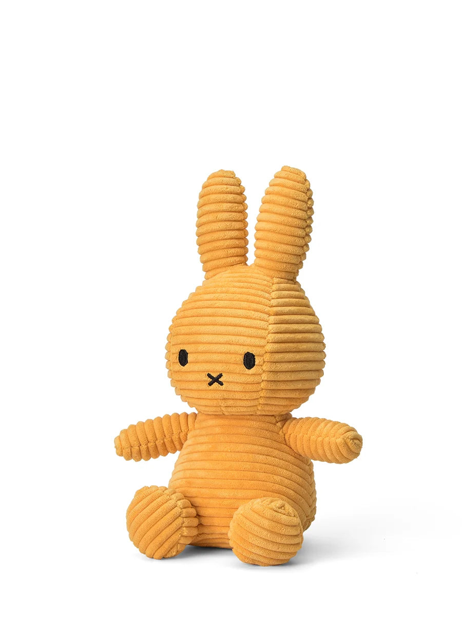 Miffy ECO Sitting Corduroy Yellow 23 cm