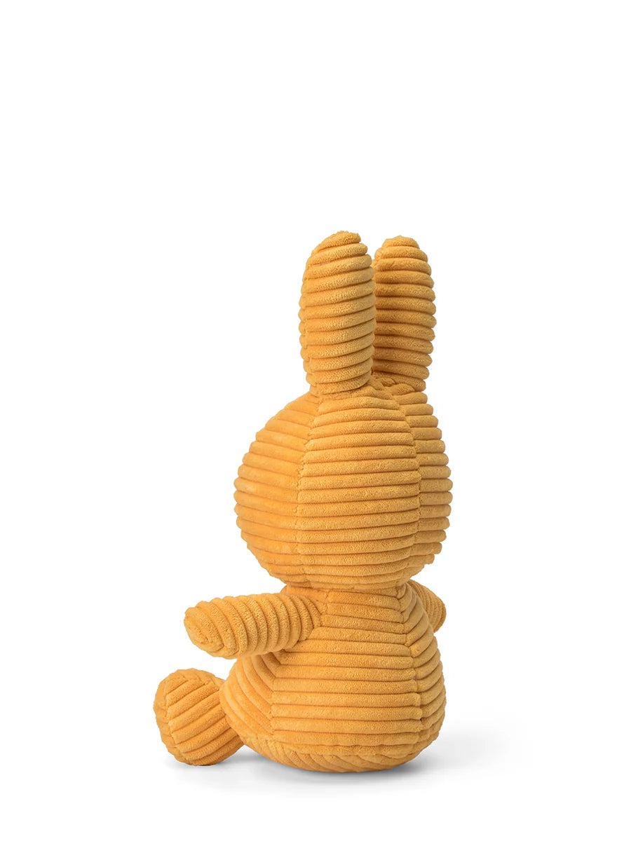 Miffy ECO Sitting Corduroy Yellow 23 cm