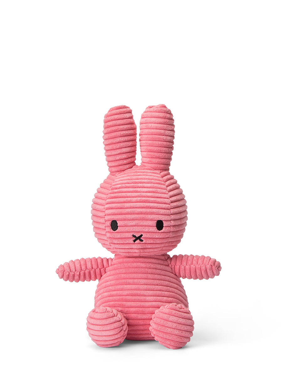 Miffy Sitting Corduroy Bubblegum Pink 23 cm