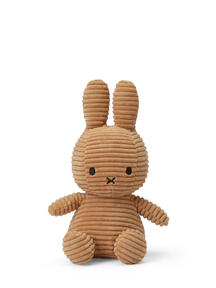 Miffy Sitting Corduroy Beige 23 cm