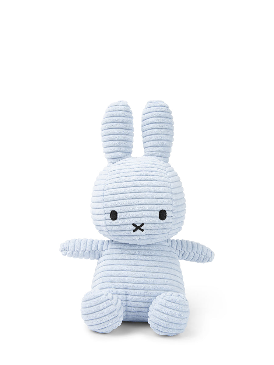 Miffy Sitting Corduroy Ice Blue 23 cm