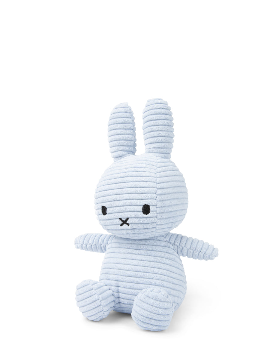 Miffy Sitting Corduroy Ice Blue 23 cm