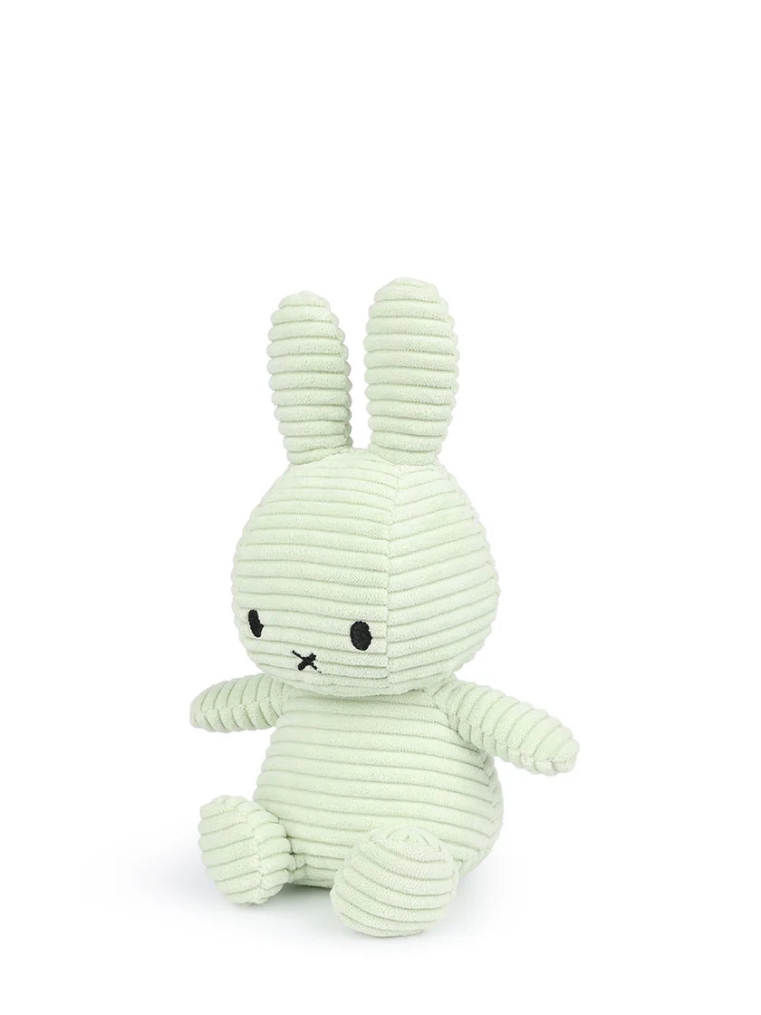 Miffy ECO Sitting Corduroy Fresh Mint 23 cm