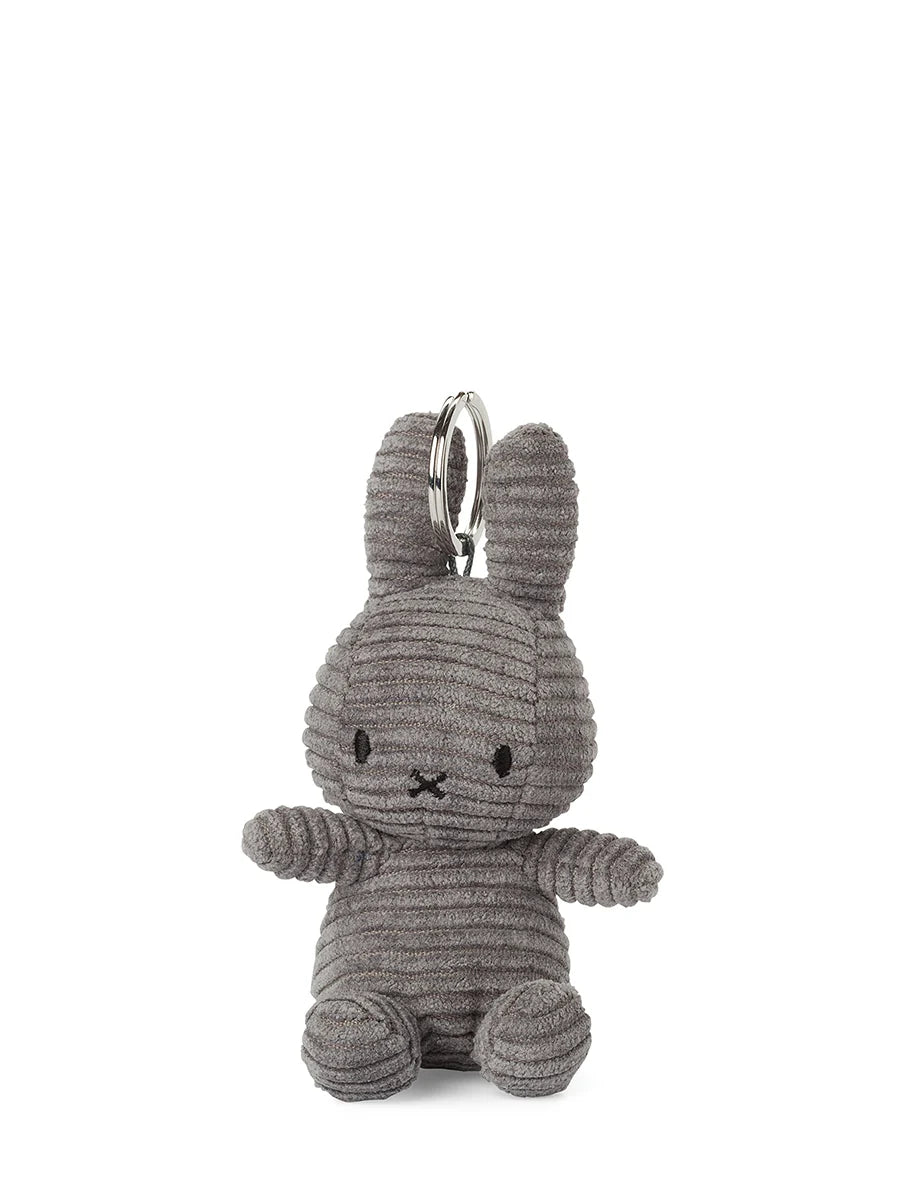 Miffy Keychain Corduroy Grey 10 cm