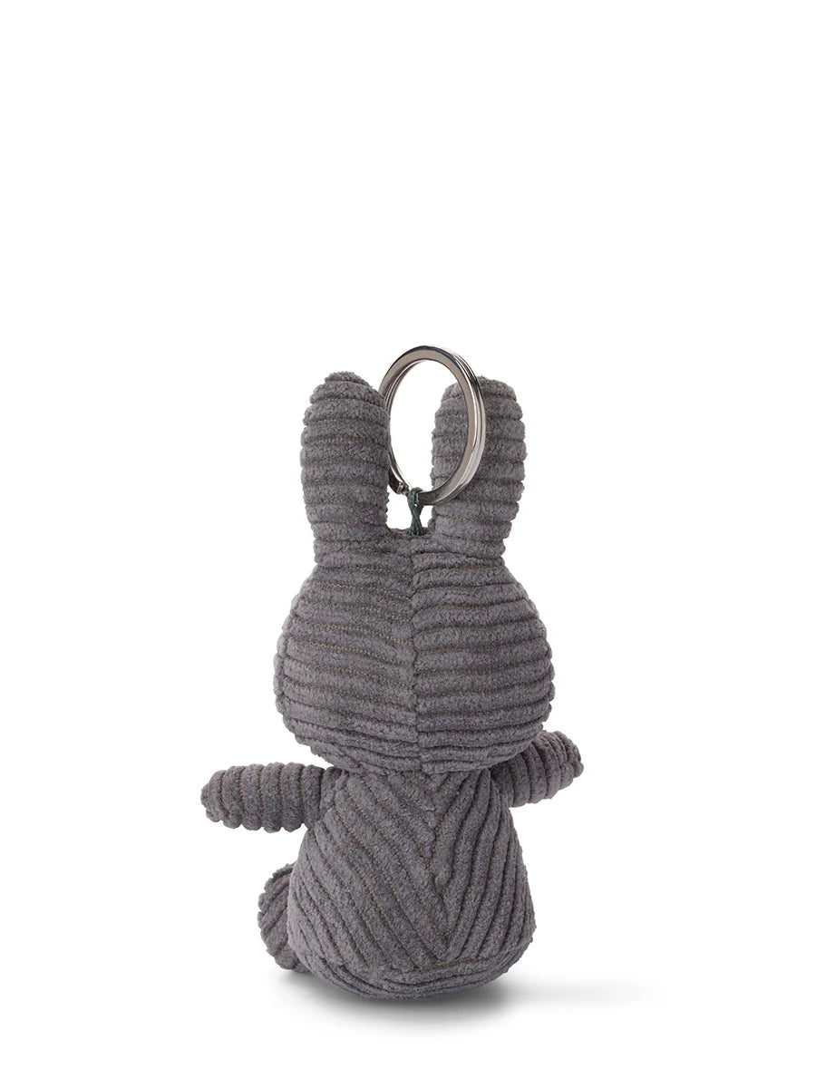 Miffy Keychain Corduroy Grey 10 cm
