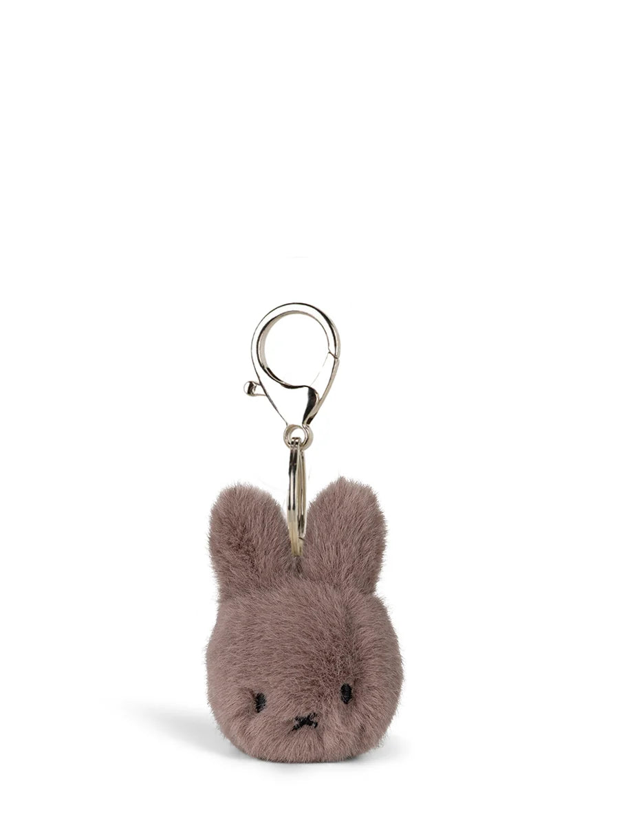 Miffy Keychain Eco Fuzzy Taupe 8 cm