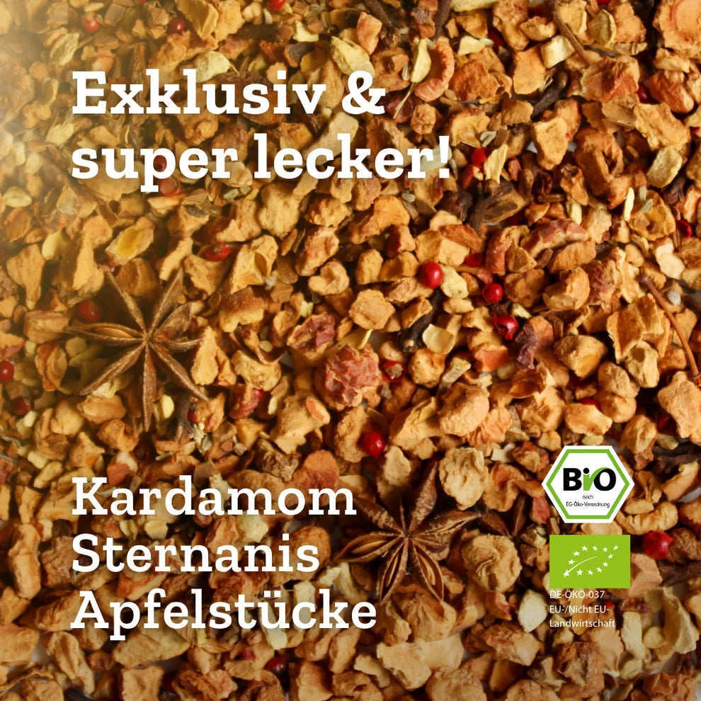 Urban Tea Factory ROMEO MUST CHAI – Bio Gewürztee mit Kardamom & Nelken