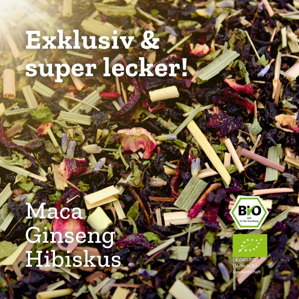 Urban Tea Factory TALK DIRTY TO ME – Bio Schwarzteemischung mit Maca & Ginseng