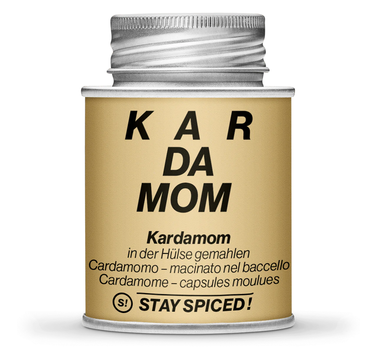 Kardamom in der Hülse gemahlen
