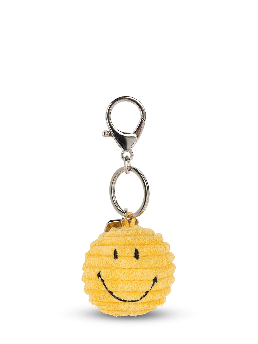 Bon Ton Toys Smiley Keychain ECO Corduroy 5,5 cm Yellow