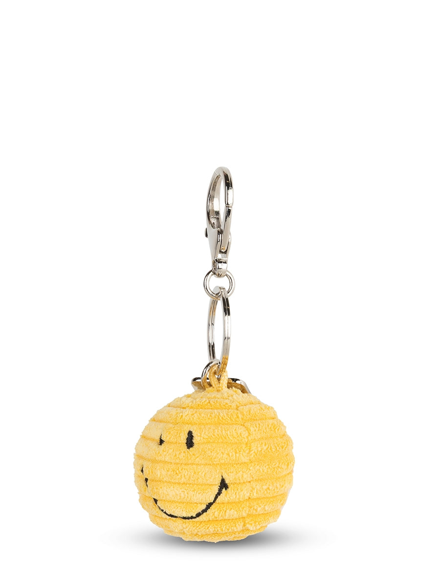 Bon Ton Toys Smiley Keychain ECO Corduroy 5,5 cm Yellow