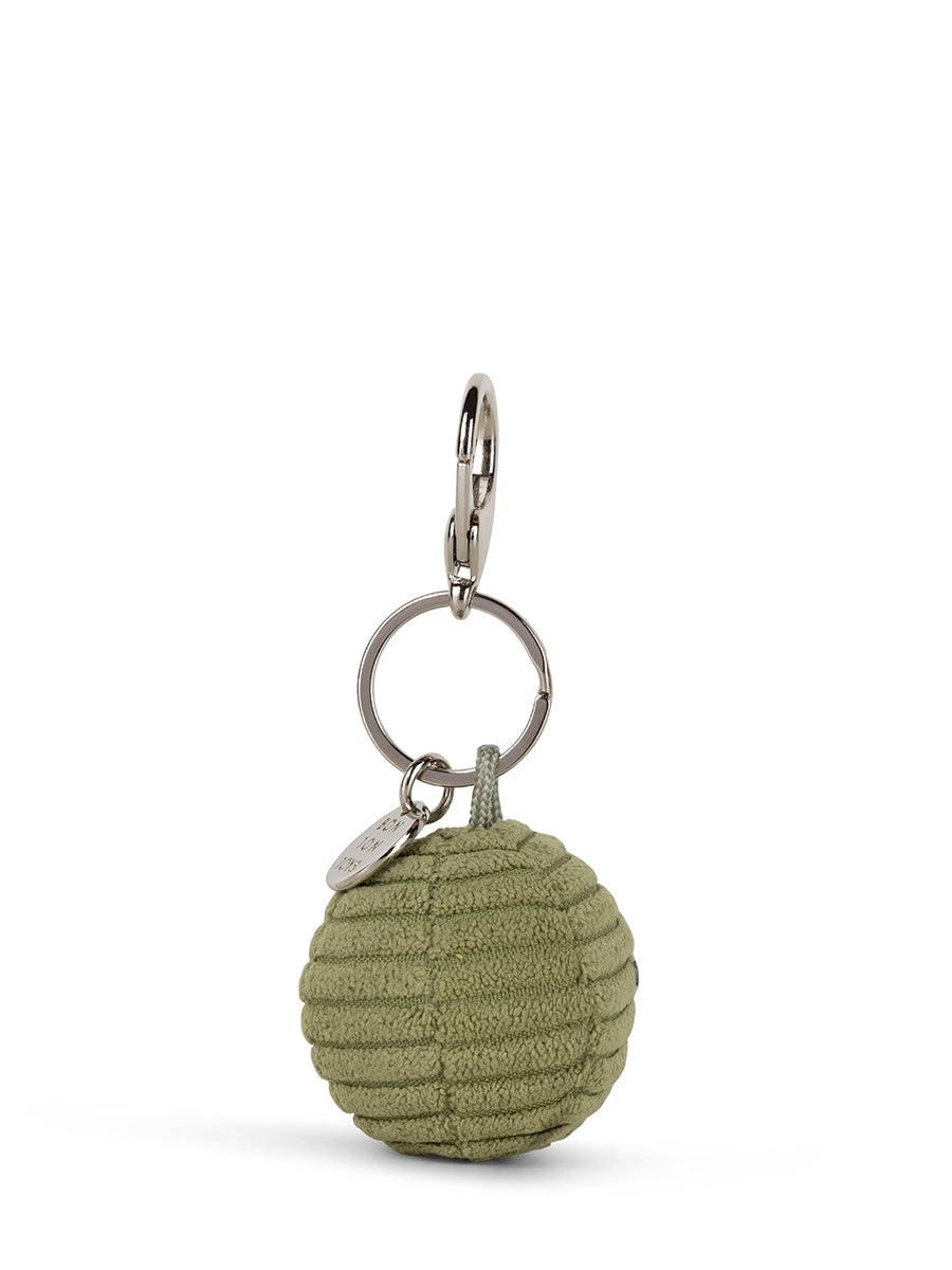 Bon Ton Toys Smiley Keychain ECO Corduroy 5,5 cm Olive Green