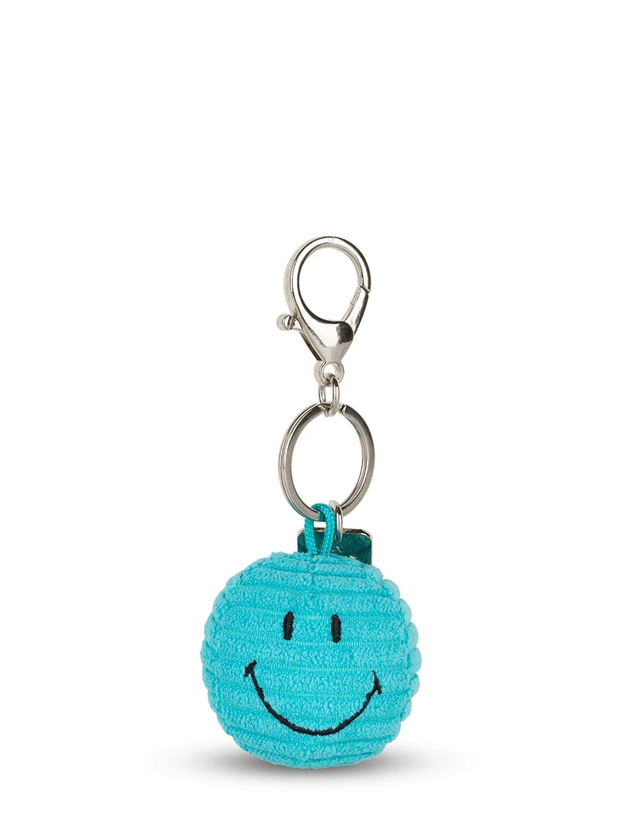 Bon Ton Toys Smiley Keychain ECO Fuzzy 5,5 cm Teal