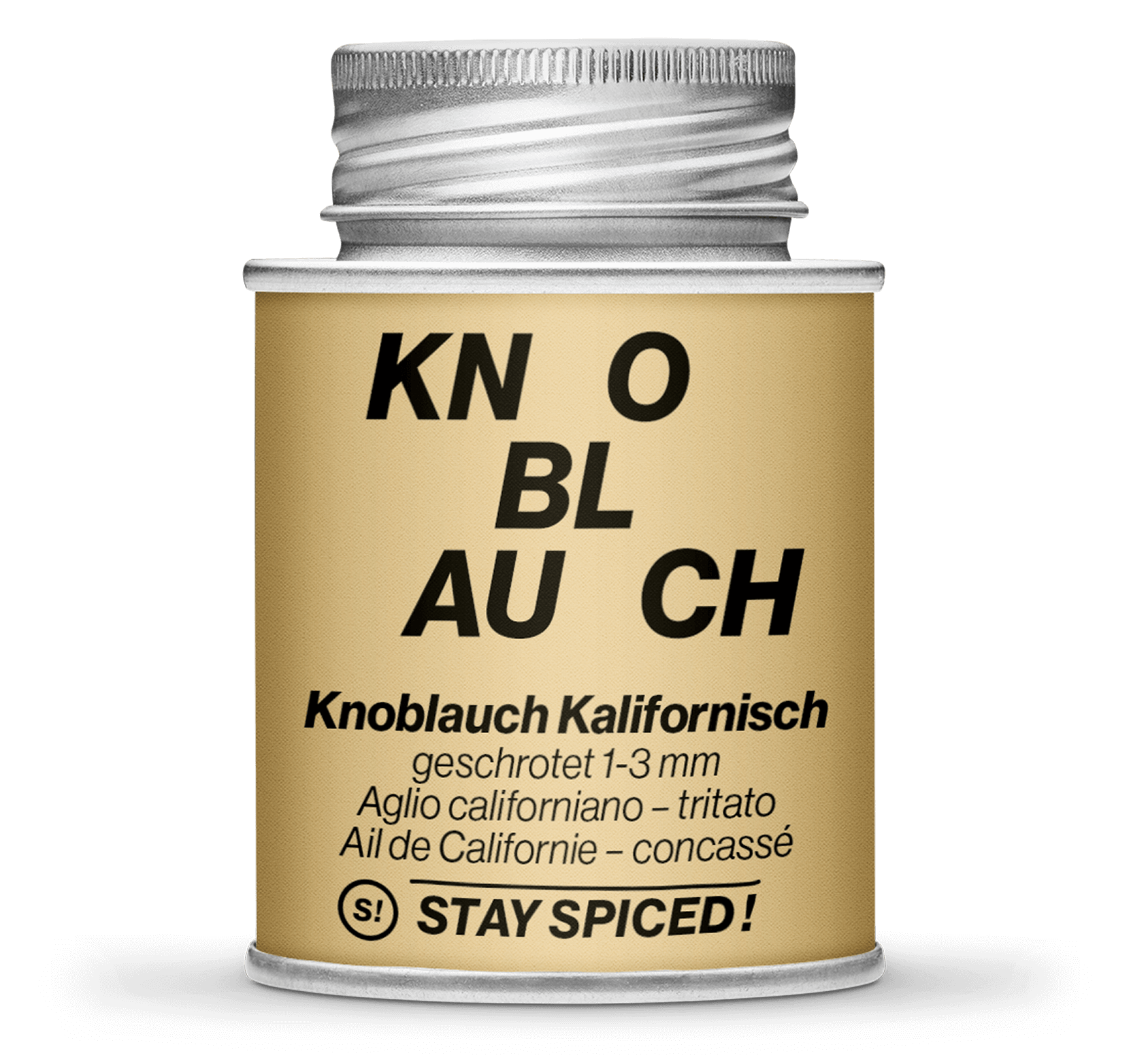 Stay Spiced! Knoblauch Kalifornisch geschrotet 1-3mm - Premium Knoblauchflakes