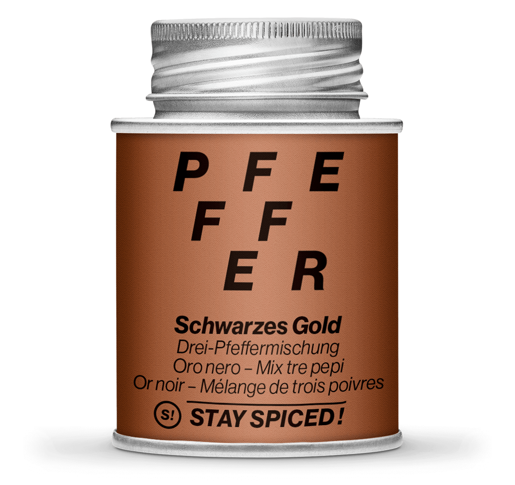 Stay Spiced! Pfeffermischung "Schwarzes Gold" - Premium Pfeffer-Blend