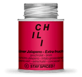Stay Spiced! Jalapeño Chili grün geschrotet 9mm - Extra Fruchtig & Mild