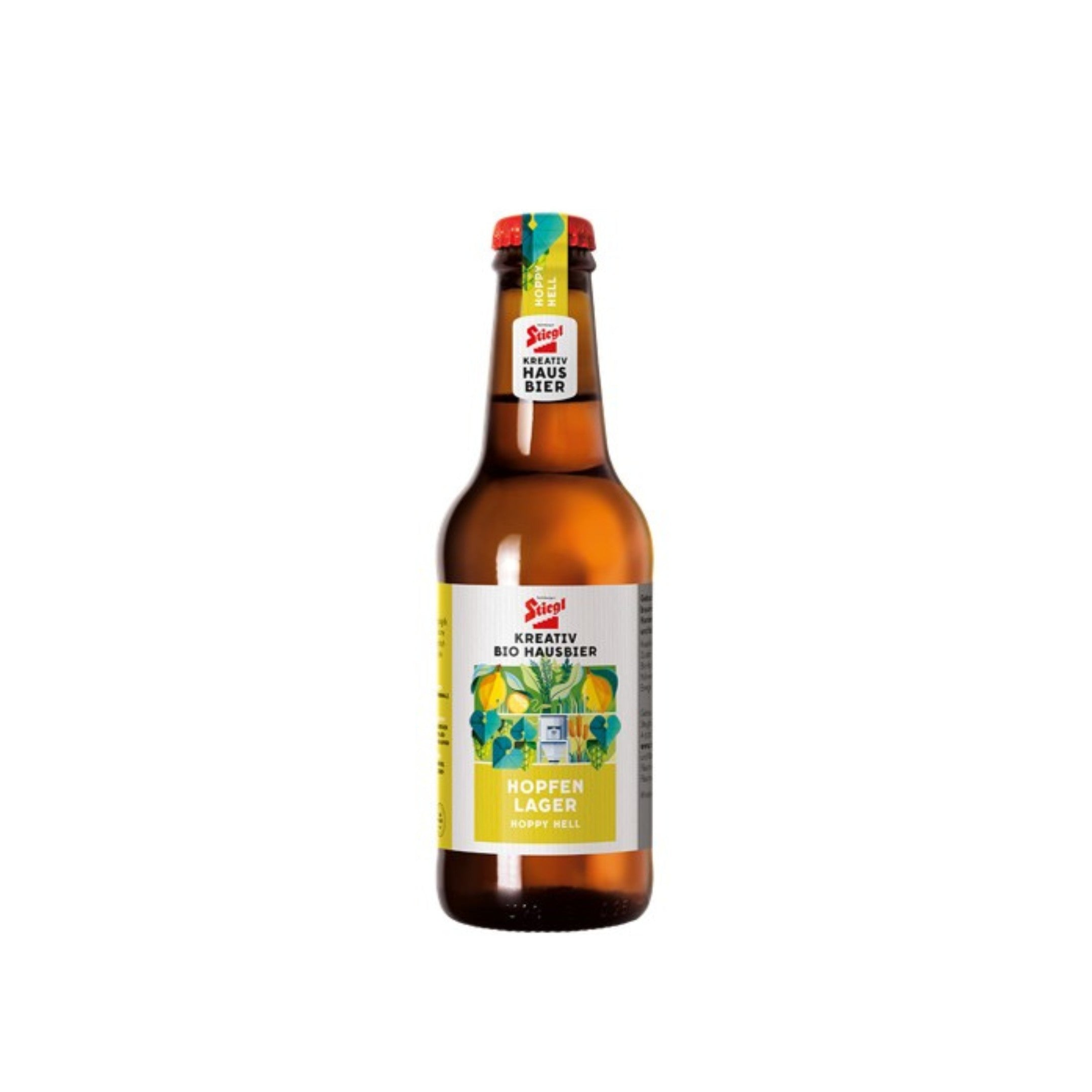 Stiegl Kreativ Bio Hausbier Hopfenlager Hoppy Hell 0,25l