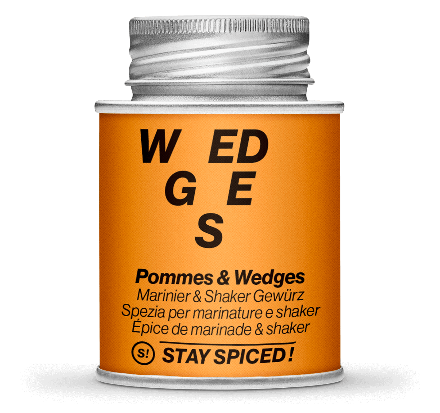 Stay Spiced! Pommes & Wedges Gewürz - Marinier & Shaker Würzmischung