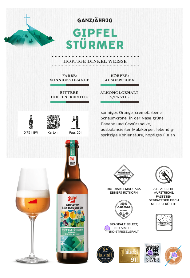 Stiegl-Hausbier Gipfelstürmer 0,75l