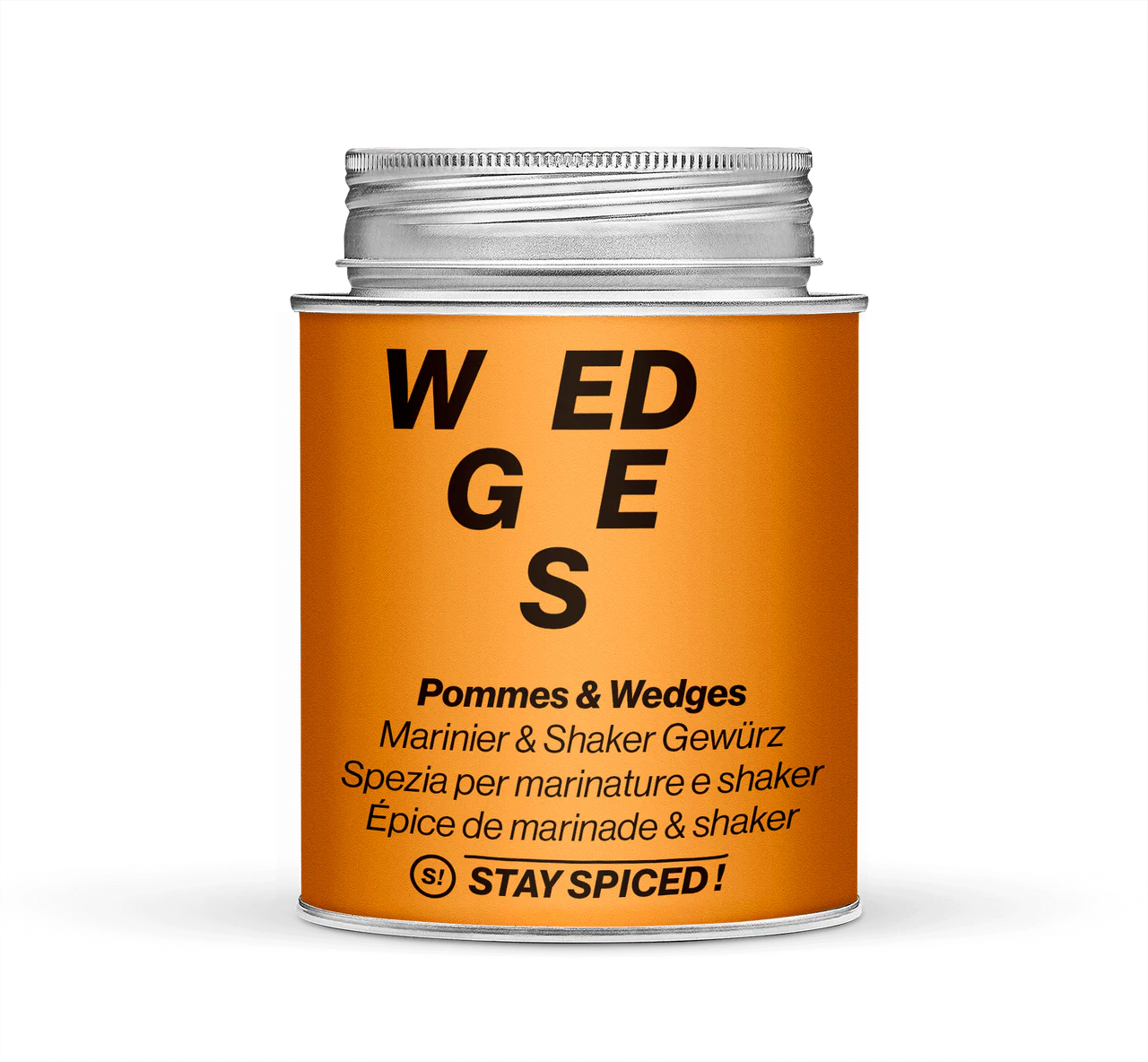 Stay Spiced! Pommes & Wedges Gewürz - Marinier & Shaker Würzmischung 870 ml