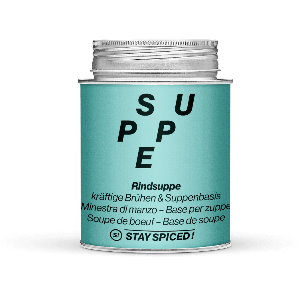 Stay Spiced! Rindsuppe Gewürzmischung - Klassische Brühe Würze 870 ml