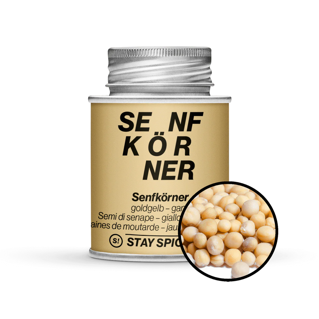 Stay Spiced! Senfkörner goldgelb – ganz