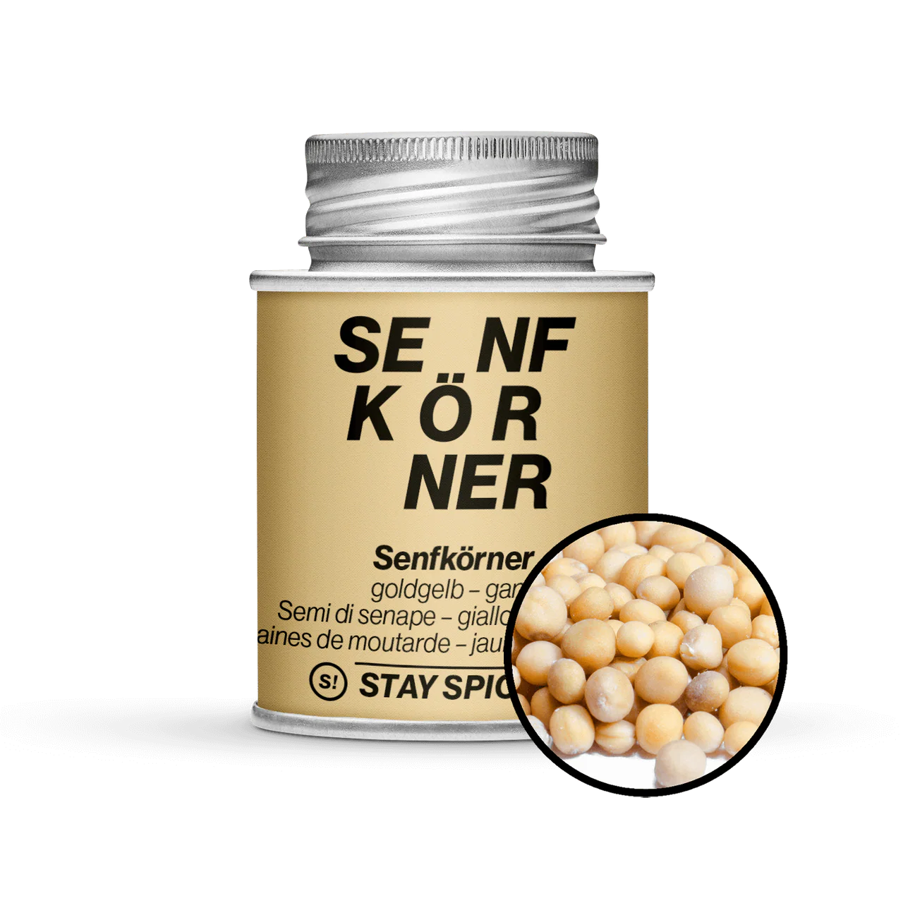 Stay Spiced! Senfkörner goldgelb – ganz